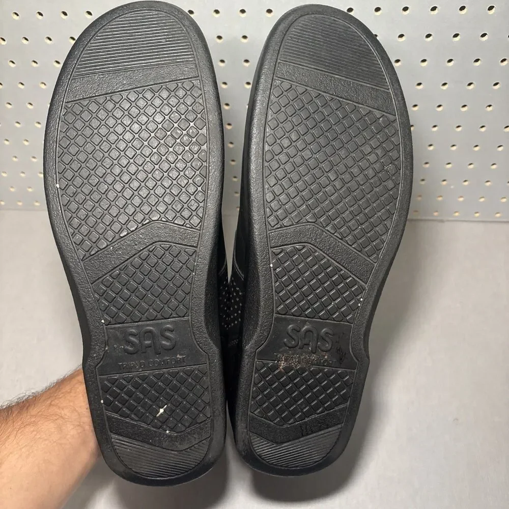 SAS VTO Walking Shoes Mens Size 15 Triple Black Hook Loop Tripad Comfort